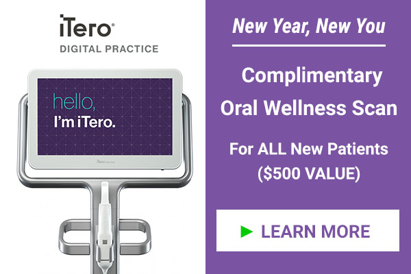 Oral Wellness Scan machine and new patient offer for our patients in the Livermore area.